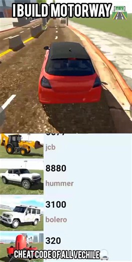 Motorway Building & Vehicle Cheat Codes Revealed!