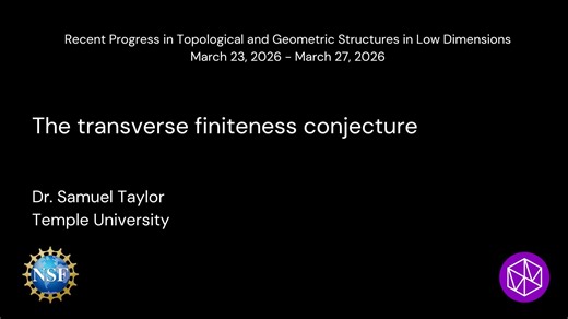The transverse finiteness conjecture