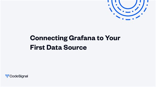 Connecting Grafana to Your First Data Source