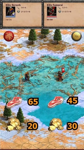 Elite Berserk ⚔️ Elite Samurai | Viking vs japanese | AoE2