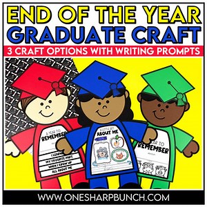 End of the Year Preschool & Kindergarten Graduation Craft Memory Book Activities