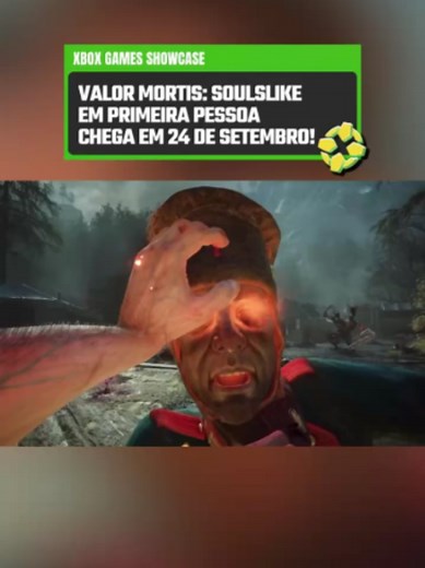CALMA AÍ, NAPOLEÃO! 🗡 Valor Mortis, soulslike de ação em primeira pessoa, chega em 24 de setembro! O jogo é dos mesmos criadores de Ghostrunner e conta com Vicent Cassel como Napoleão. #xboxshowcase #valormortis #soulslike