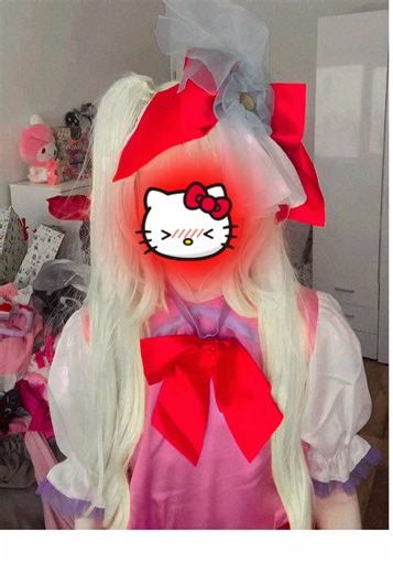 Sorry, it was the only face sticker I could find😅 #curemacherie #hugttoprecure #precurecosplay #キュアマシェリ #hugっとプリキュア