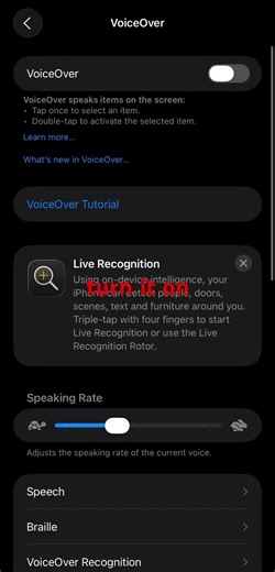 How to use VoiceOver on iPhone 👇🔥Quick tutorial for beginners! #shorts #iphone