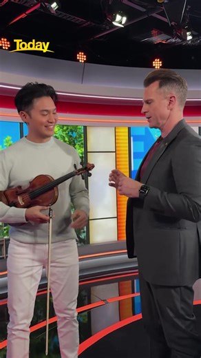 Ray Chen performs a special edition of Waltzing Matilda on a violin that is about 298 years old. #9Today | TODAY