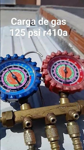 split air conditioning r410a 125 psi