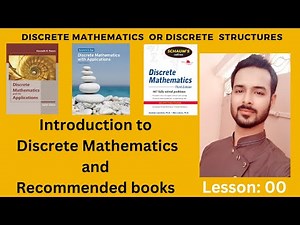 Mind Luster - Learn Lesson 00 Introduction to Discrete Mathematics | Recommended Books for Discrete Mathematics
