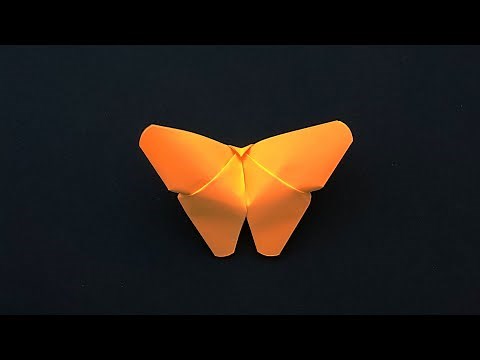 Easy Origami Butterfly In only 2 Minutes / Very Simple
