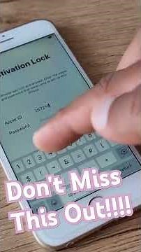 how to factory reset Any iCloud lock iPhone without Apple ID and Password✔ #smartphone #iphone