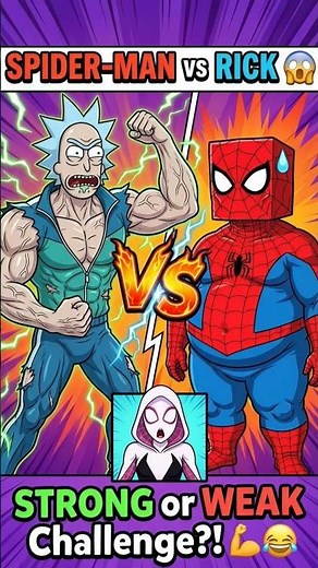 STEVE vs RICK 🤯 STRONG or WEAK?! | FUNNY CHALLENGE