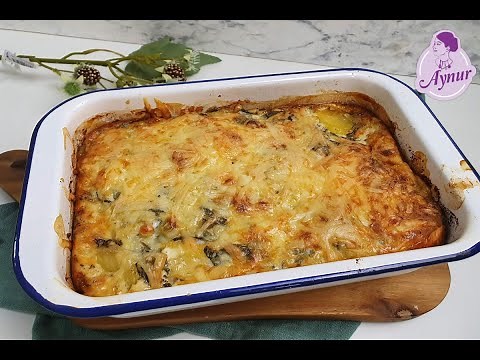 Blitzschnelles Kartoffel Zucchini Auflauf mit Schmand I schnelle Ofengerichte