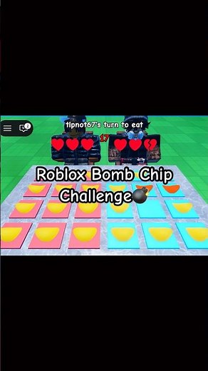 Roblox Bomb Chip Challenge😱💣
