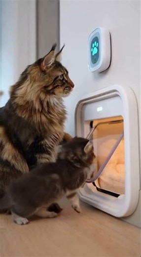 Smartest Cat EVER? Watch Cat Mun Open a Sensor Door Like a Pro! 10
