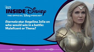 2.6K views · 71 reactions | ICYMI: #Eternals stars Angelina Jolie and Kumail Nanjiani reveal their biggest Marvel surprises, hilarious Disneyland stories, and if Maleficent or Thena would win in a battle: https://bit.ly/2YQYJUm | Disney D23 | Facebook