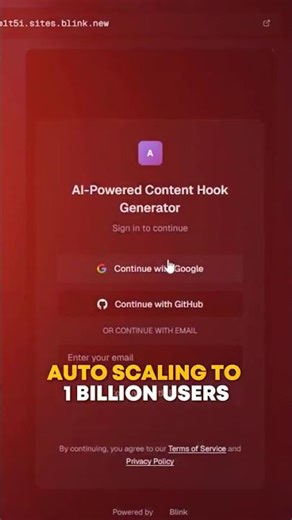 app creating website