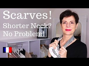 How To Wear Scarves If You Have A Short Wide Neck