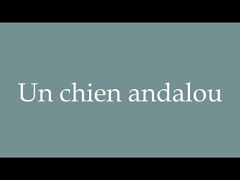 How to Pronounce ''Un chien andalou'' Correctly in French
