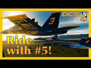 Fly in a Blue Angel Solo Jet in DCS! DCS World Blue Angels Ride Along
