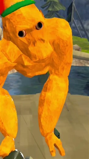 Carrot falls into the boom waters #gorillatag #animalcompany