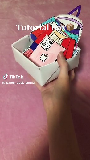 DIY Paper Duck Box Tutorial