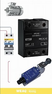 Motor Wiring Made Easy | Solid State Relay + MCB + Switch.