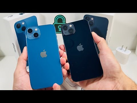 iPhone 13 Blue vs Midnight Color Comparison