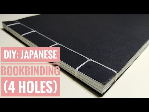 DIY: Japanese Bookbinding (4 Holes)