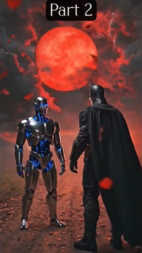 Batman vs Robot #ai #aivideo #shorts