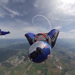 29K views · 530 reactions | This is aerial precision at its finest. Wait for the plane to barrel roll   : FelixBaumgartner ✈️ : Dario Costa ‍♂️: Marco Fürst & Red Bull Skydive Team | Red Bull Adventure | Facebook