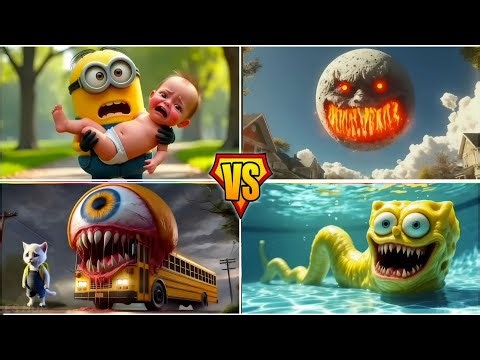 😈🎵LUNAR MOON EXE 🆚MINIONS BABY WORM 🆚SCHOOL BUS MONSTER 🎵🔥TILES HOP EDM RUSH 🎶#TILESHOPEDMRUSH