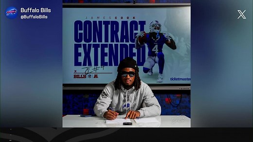 James Cook signs 4-yr/$48M contract extension | 'The Insiders'