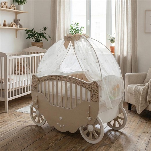 Laser Cut Baby Stroller SVG DXF Files | 3mm Plywood Carriage Centerpiece | Wooden Baby Shower Candy Holder | DIY Nursery Decor Vector Model - Etsy