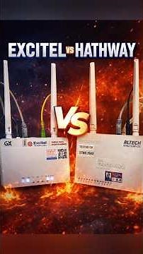 Excitel vs Hathway | Best Broadband in 2026? #broadband #hathway #excitel #internet