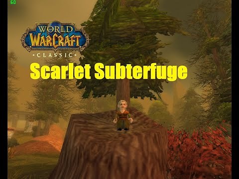World of Warcraft. Quests - Scarlet Subterfuge