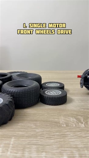 Front VS Rear VS All Wheels Drive #lego #legotechnic #creative