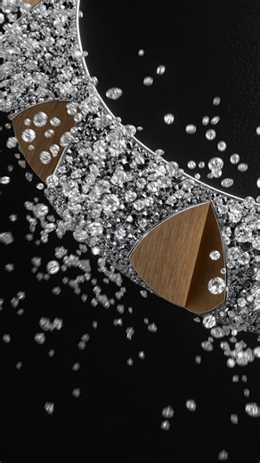 Messika on Instagram: "Every diamond prowls into position with measured grace, each surface tracing the path from wild energy to perfect form. Fauve embodies power, tamed only by the jeweler’s hand. Messika High Jewelry 2025 show presented at the Musée des Arts Décoratifs in Paris. Fauve necklace, white/yellow gold and diamonds. #Messika #DiamondsInMotion"