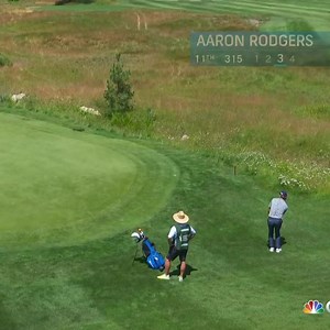 21K views · 348 reactions | Aaron Rodgers is making it look easy at the American Century Championship.  | NBC Sports | Facebook