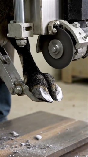 Why robots are better at trimming hooves #animalcare #farmsafety