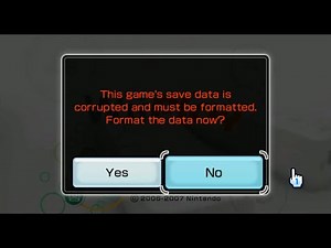 Corrupted Save Data in Wii Play