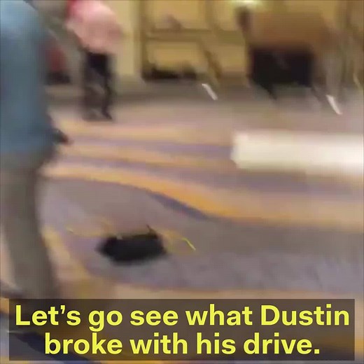 Dustin Johnson destroys things with his drives: http://glfdig.st/aTopQHw | Golf Digest