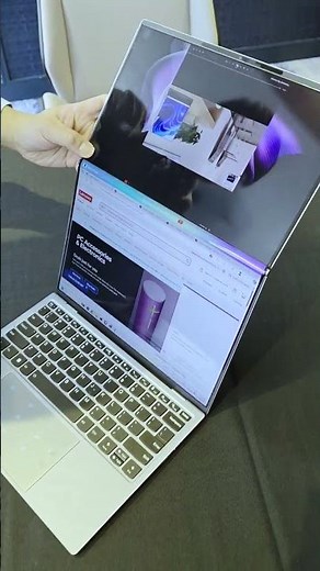 Lenovo's new foldable OLED laptop concept at MWC!
