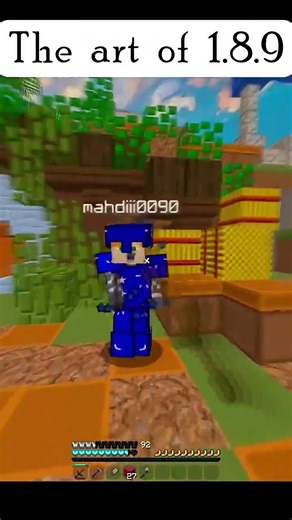 the art of 1.8.9 pvp #minecraft #bedwars