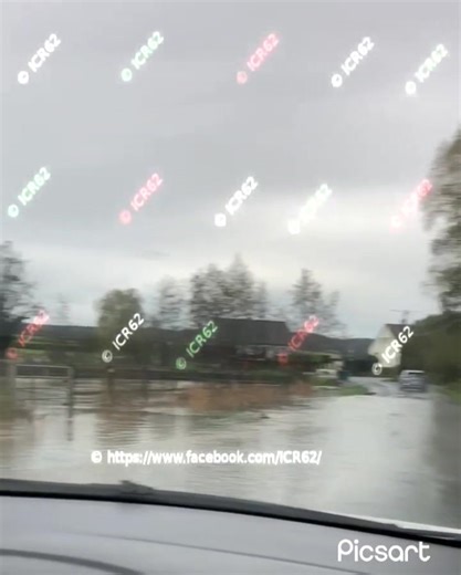 10K views · 35 reactions | LICQUES route inondée à l’entrée en venant de SANGHEN Lau | Info Contrôle Routier 62 | Facebook