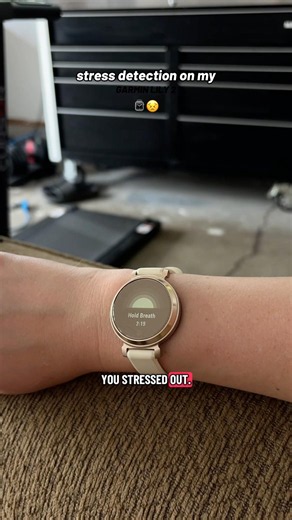 STRESS DETECTION 🤯 on my Garmin lily 2