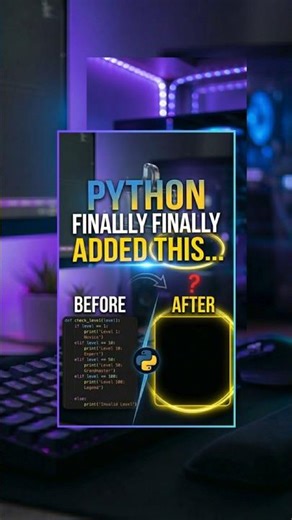 Stop Using if-else… Use THIS Instead 👀 #coding #learnpython #pythonshorts #shorts #programming