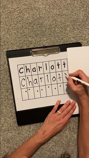 Name writing practice for kids