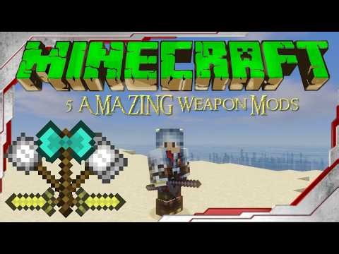 TOP 5 Minecraft 1.20 Weapon Mods