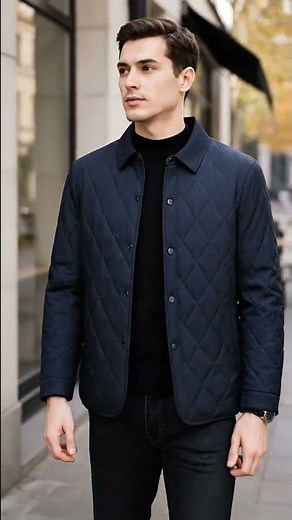 Lightweight Padded Jacket — Men's Warm Winter Outerwear