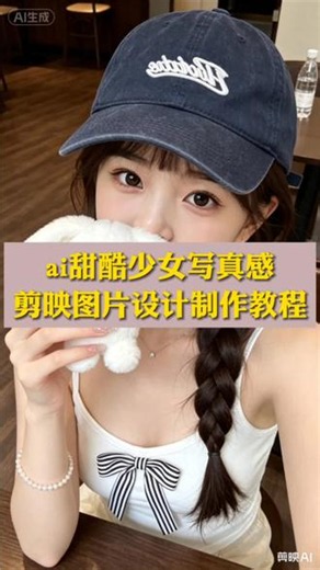 ai甜酷少女写真时剪映图片设计制作教程来了 #剪映图片设计 #剪映 #ai甜酷少女写真 #女生p图技巧教学 #ai教程学习 写真 甜酷少女写真 少女写真感是怎么制作的 ai甜酷少女写真时制作指令 ai甜酷少女写真时制作教程
