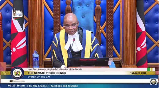 Senate Speaker Amason Kingi orders the Sergeant-at-Arms to escort Samburu Governor Lati Lelelit to Parliament Police Station after he was spotted within Parliament precincts, over a warrant issued for failing to appear before the Senate watchdog committee despite several summons. #SenateLive